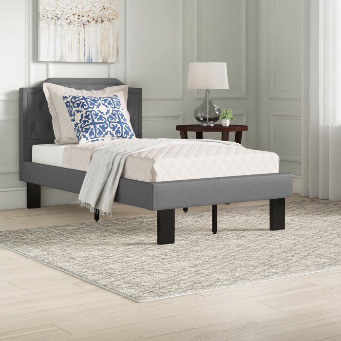 Charlton Home® Alpharetta Upholstered Platform Bed & Reviews | Wayfair